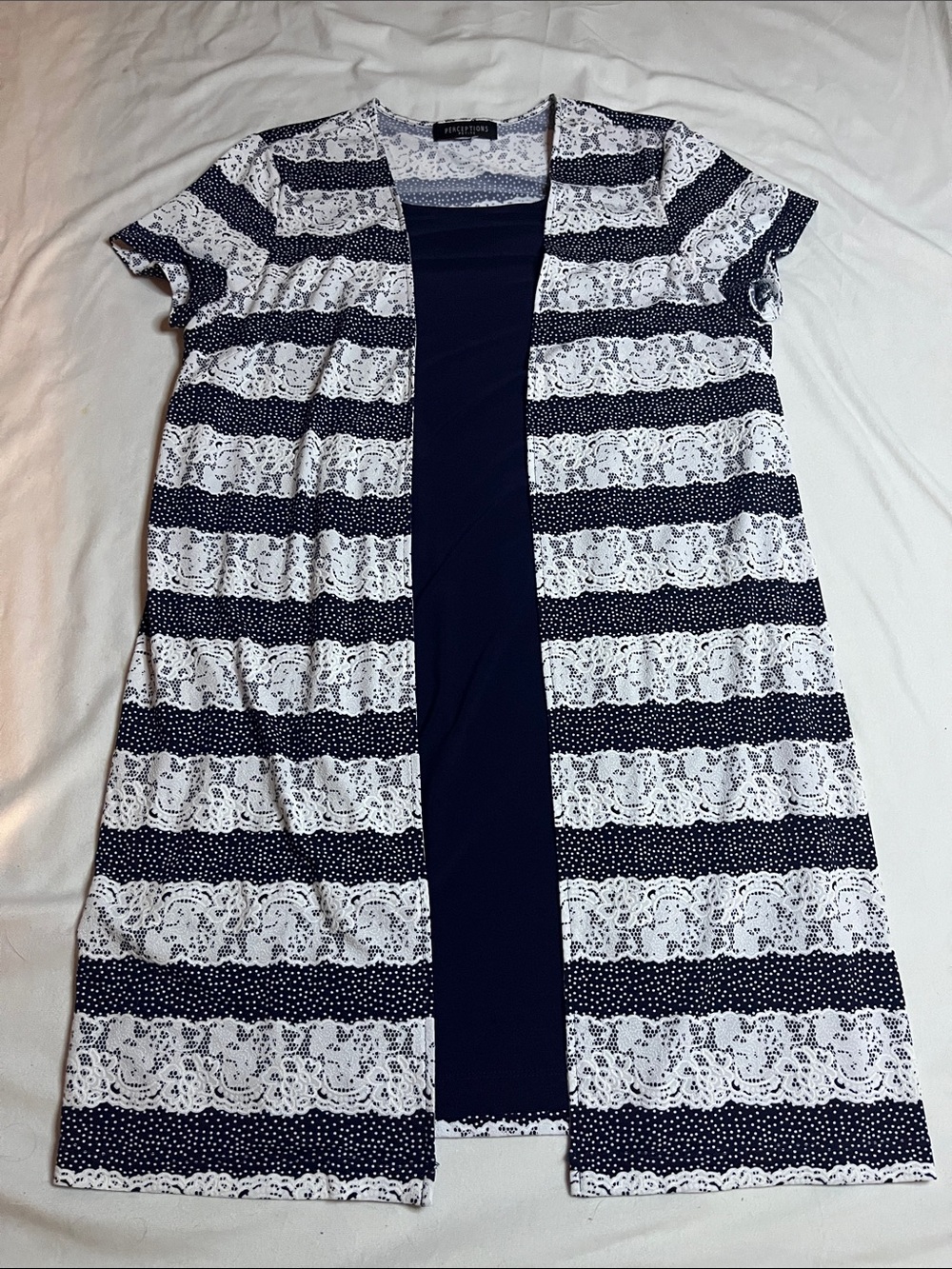 Perceptions Dress Attached Overlay